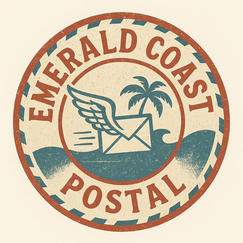 Emerald Coast Postal - Logo